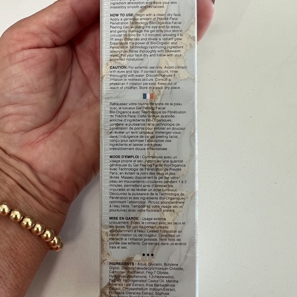 Predire Paris Facial Peeling Gel Luxury Skin Care NWT UNOPENED - Picture 2 of 4